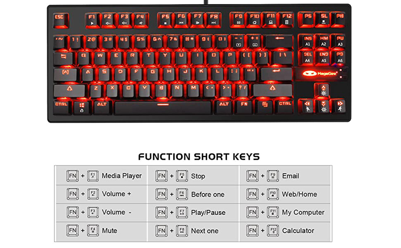 MK1 87 Keys Mechanical Keyboard